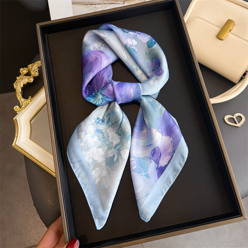 Women Fashion Necktie - 2026 Nowy Jedwabny Kwadratowy Szalik w