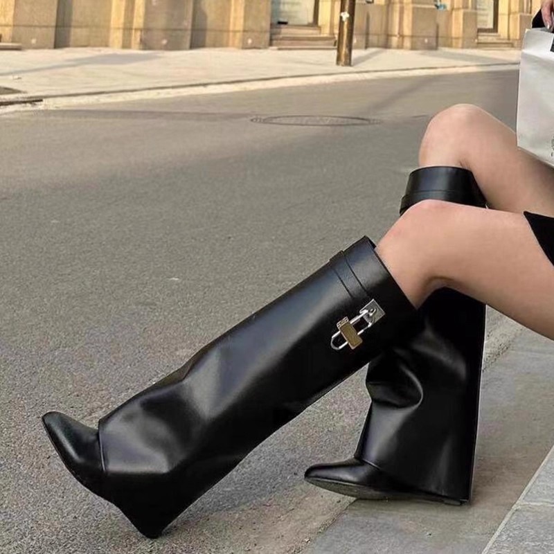 Women'S Fashion Knee High Boots - Nowe damskie kozaki za kolano na