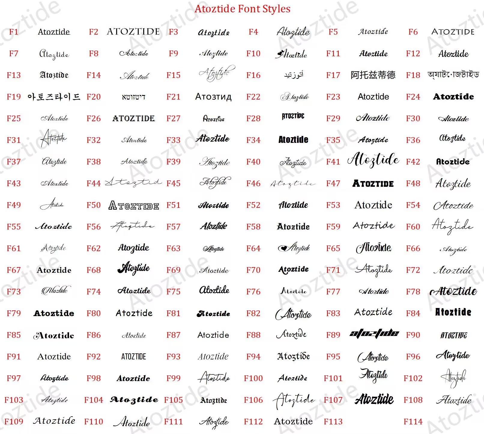 Zestaw biżuterii Atoztide: nas – Women Fashion Names recenzja i cena