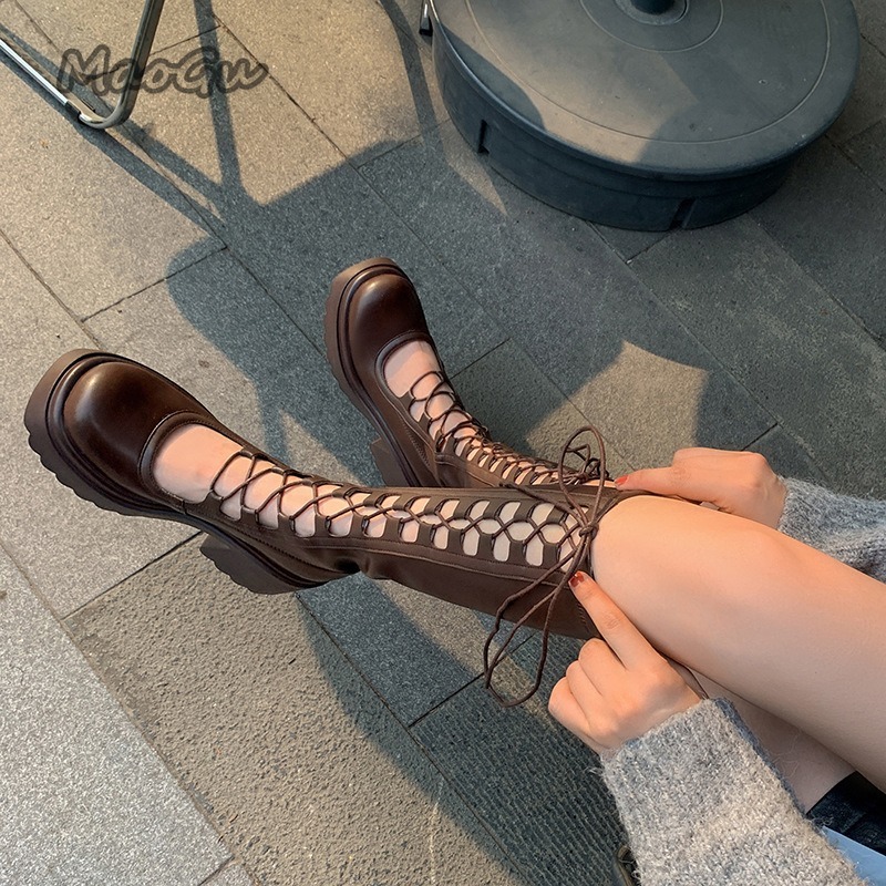 Letnie damskie kozaki do kolan – Women'S Fashion Knee High Boots recenzja i cena