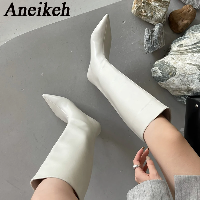 Damskie retro zamszowe kozaki  – Women'S Fashion Knee High Boots recenzja i cena
