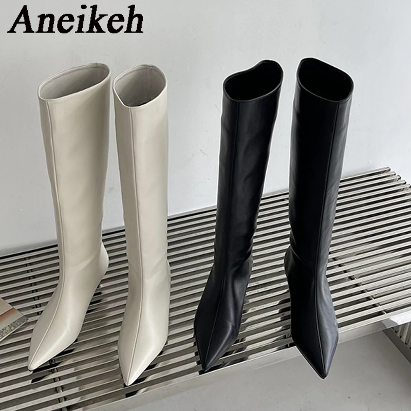 Damskie retro zamszowe kozaki  – Women'S Fashion Knee High Boots recenzja i cena