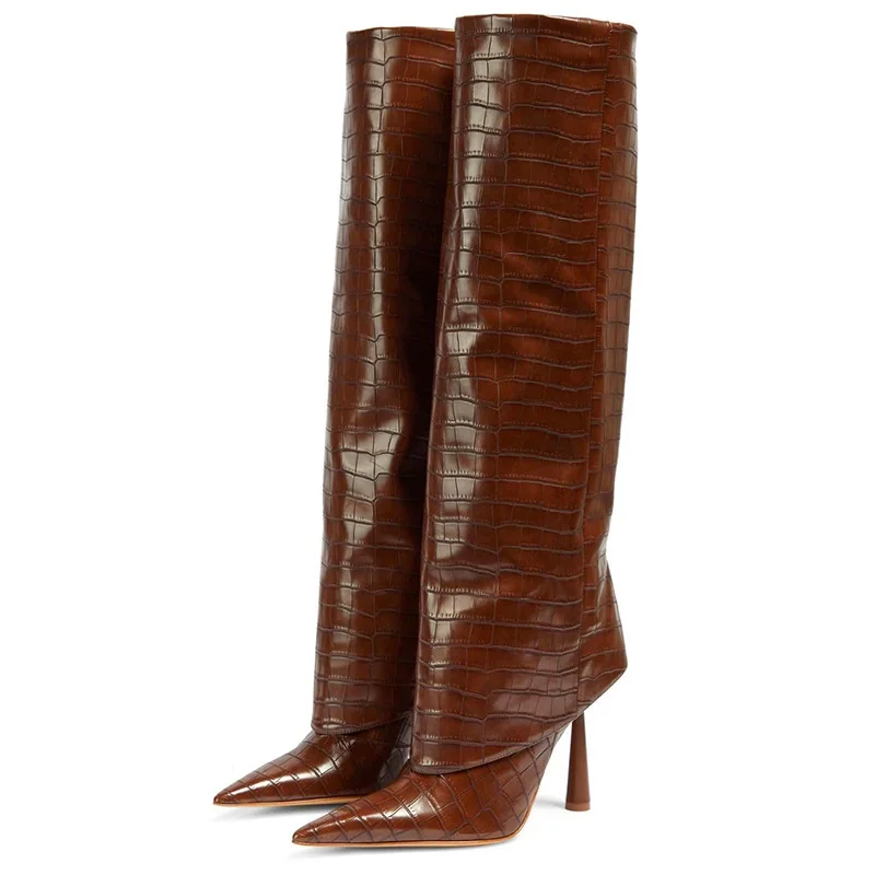 Eilyken 2027 Jesienno-Zimowe D – Women'S Fashion Knee High Boots recenzja i cena