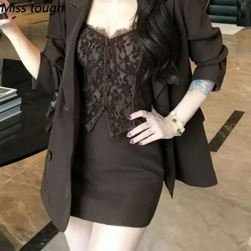 Elegancki, trzyczęściowy zesta – Lace Trim Cami recenzja i cena