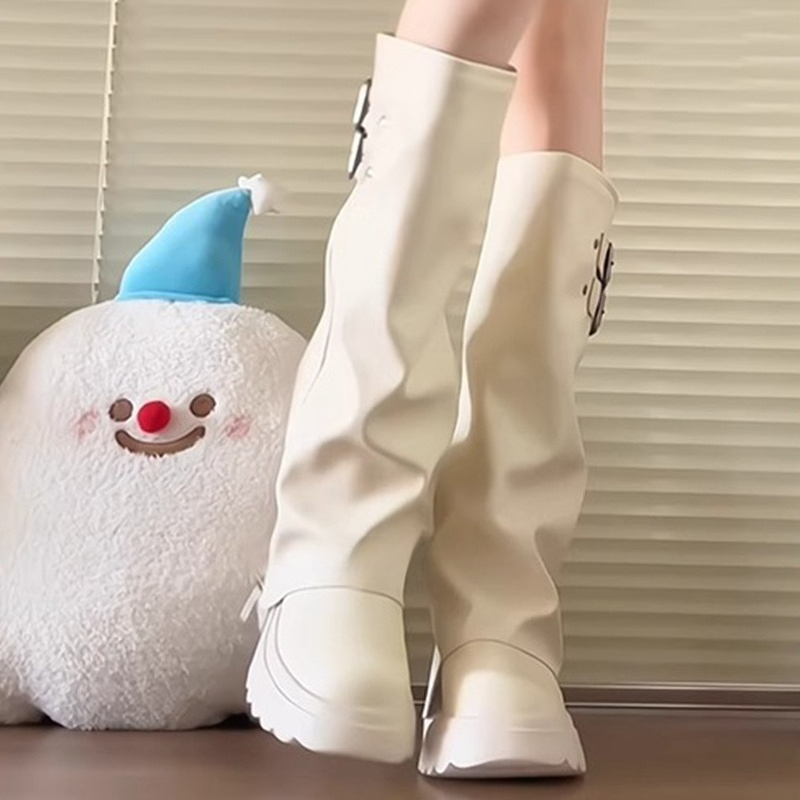 Botki damskie do kolan w stylu – Women'S Fashion Knee High Boots recenzja i cena